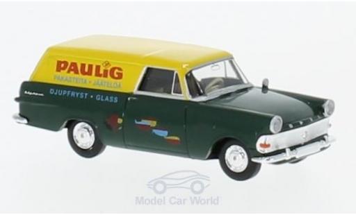 Modellautos Opel Rekord 1/87 Brekina P2 Kasten Paulig (FIN) Opel Rekord 1/87 Brekina P2 Kasten Paulig (FIN) modellautos