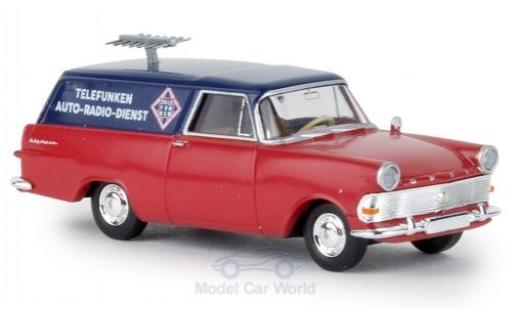 Modellautos Opel Rekord 1/87 Brekina P2 Kasten Telefunken Service TD Opel Rekord 1/87 Brekina P2 Kasten Telefunken Service TD modellautos
