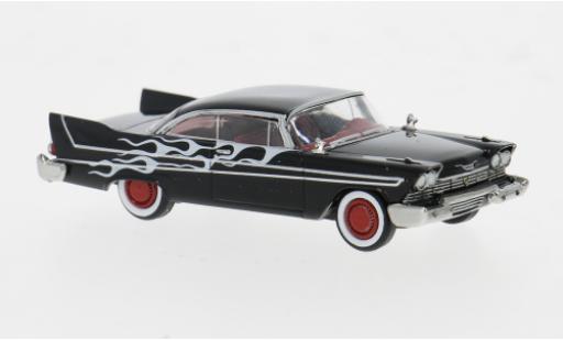 Modellautos Plymouth Fury 1/87 Brekina schwarz Flames 1958 1:87 Plymouth Fury 1/87 Brekina schwarz Flames 1958 1:87 modellautos