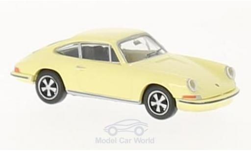 Porsche 911 SC 1/87 Brekina gelb modellautos