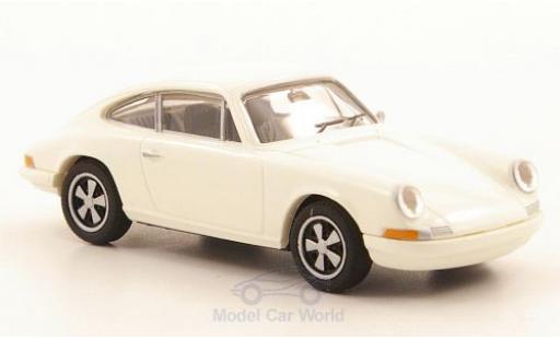 Porsche 911 1/87 Brekina R weiss modellautos