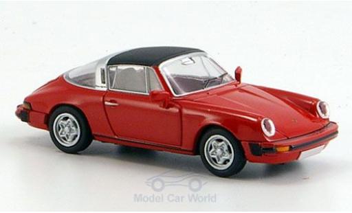 Porsche 911 Targa 1/87 Brekina Targa (G-Modell) rot Dach abnehmbar modellautos