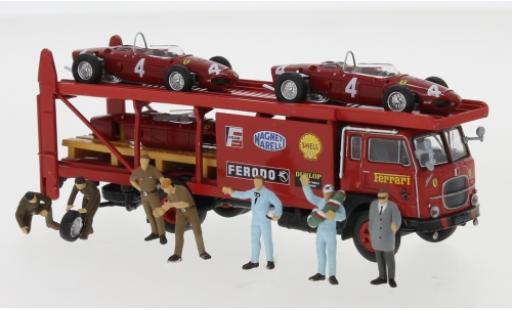 Modellautos Fiat 642 1/87 Brekina Renntransporter-Set Ferrari 1962 avec 2 x F 156 Ersatzkarosse et 7 exkl. figurines Fiat 642 1/87 Brekina Renntransporter-Set Ferrari 1962 avec 2 x F 156 Ersatzkarosse et 7 exkl. figurines modellautos