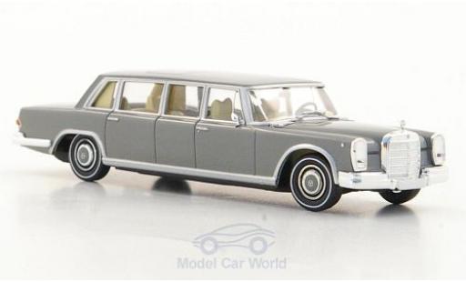 Modellautos Mercedes 600 1/87 Brekina (W100) Pullman Limousine grau Mercedes 600 1/87 Brekina (W100) Pullman Limousine grau modellautos