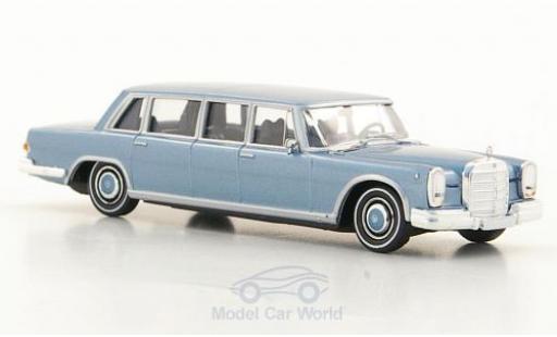 Modellautos Mercedes 600 1/87 Brekina (W100) Pullman Limousine mettalic blau Mercedes 600 1/87 Brekina (W100) Pullman Limousine mettalic blau modellautos