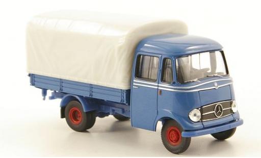 Modellautos Mercedes L319 1/87 Brekina Pritsche blau Mercedes L319 1/87 Brekina Pritsche blau modellautos