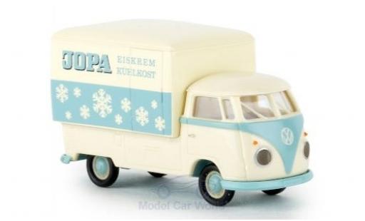 Volkswagen T1 1/87 Brekina b Großraum-Koffer Jopa Eiskrem 1960 modellautos