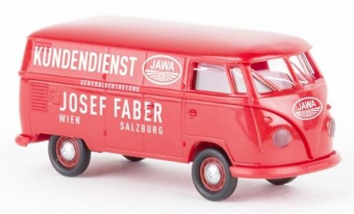 Modellautos Volkswagen T1 1/87 Brekina b Kasten Jawa Kundendienst 1960 Volkswagen T1 1/87 Brekina b Kasten Jawa Kundendienst 1960 modellautos