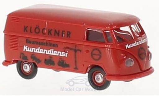 Modellautos Volkswagen T1 B 1/87 Brekina b Kasten Klöckner Baumaschinen Volkswagen T1 B 1/87 Brekina b Kasten Klöckner Baumaschinen modellautos