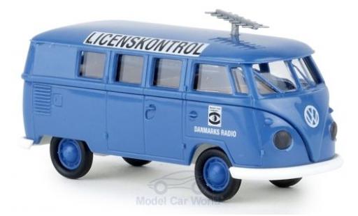 Volkswagen T1 1/87 Brekina b Kombi Danmarks Radio modellautos