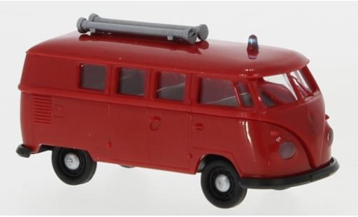 Modellautos Volkswagen T1 1/87 Brekina b Kombi Feuerwehr 1960 Volkswagen T1 1/87 Brekina b Kombi Feuerwehr 1960 modellautos