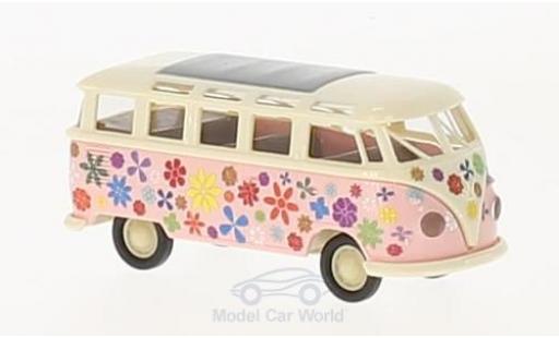 Volkswagen T1 1/87 Brekina b Samba Flower Power modellautos