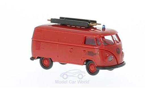 Volkswagen T1 1/87 Brekina b Werkfeuerwehr Fahr Kasten modellautos