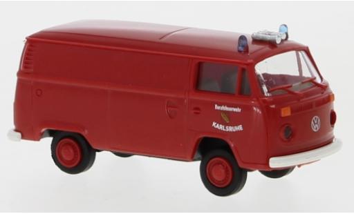 Modellautos Volkswagen T2 1/87 Brekina Kasten Berufsfeuerwehr Karlsruhe 1972 Volkswagen T2 1/87 Brekina Kasten Berufsfeuerwehr Karlsruhe 1972 modellautos