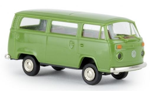 Modellautos Volkswagen T2 1/87 Brekina Kombi grün 1972 Volkswagen T2 1/87 Brekina Kombi grün 1972 modellautos
