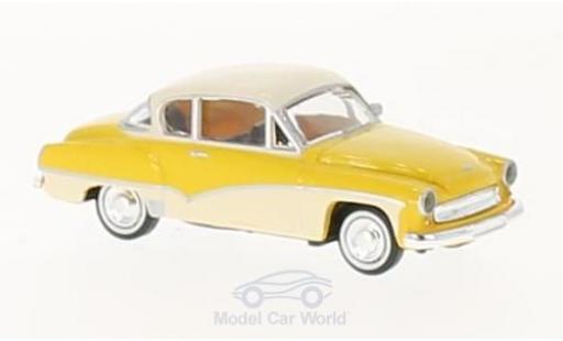 Modellautos Wartburg 311 1/87 Brekina Coupe gelb/weiss Wartburg 311 1/87 Brekina Coupe gelb/weiss modellautos
