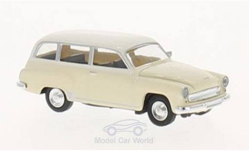 Modellautos Wartburg 311 1/87 Brekina Kombi beige/weiss Wartburg 311 1/87 Brekina Kombi beige/weiss modellautos