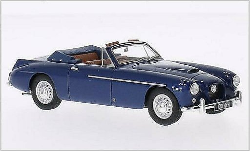 Bristol 405 cabriolet 1/43 Matrix DHC Abbot mettalic blau modellautos