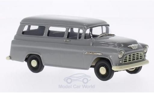 Modellautos Chevrolet Suburban 1/43 Brooklin Carryall grau 1955 Chevrolet Suburban 1/43 Brooklin Carryall grau 1955 modellautos