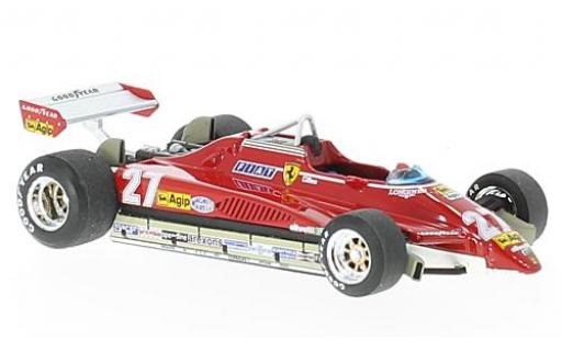 Modellautos Ferrari 126 1/43 Brumm C2 Turbo No.27 formule 1 GP Brésil 1982 Ferrari 126 1/43 Brumm C2 Turbo No.27 formule 1 GP Brésil 1982 modellautos