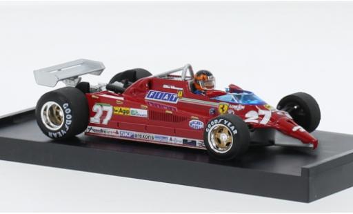 Modellautos Ferrari 126 1/43 Brumm CK turbo No.27 Scuderia formule 1 Aeroporto di Treviso-Istrana 1981 Ferrari 126 1/43 Brumm CK turbo No.27 Scuderia formule 1 Aeroporto di Treviso-Istrana 1981 modellautos