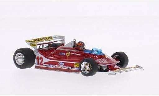 Modellautos Ferrari 312 1/43 Brumm T4 No.12 Scuderia formule 1 GP USA West 1979 Ferrari 312 1/43 Brumm T4 No.12 Scuderia formule 1 GP USA West 1979 modellautos