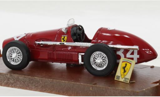 Modellautos Ferrari 500 1/43 Brumm F2 metallise rouge No.34 formule 2 1952 Ferrari 500 1/43 Brumm F2 metallise rouge No.34 formule 2 1952 modellautos