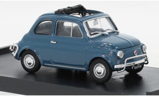 Fiat 500 1/43 Brumm L bleu 1968 modellautos