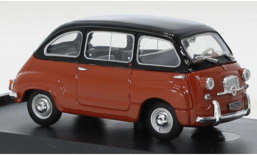 Modellautos Fiat 600 1/43 Brumm D Multipla noire-orange/noire 1960 Fiat 600 1/43 Brumm D Multipla noire-orange/noire 1960 modellautos