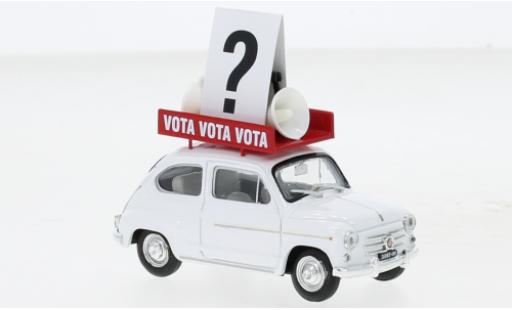 Modellautos Fiat 600 1/43 Brumm D Propaganda politiche Italia 1963 Fiat 600 1/43 Brumm D Propaganda politiche Italia 1963 modellautos