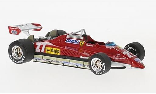Ferrari 126 1/43 Brumm C2 Turbo No.27 Formel 1 GP San Marino 1982 1:43 modellautos