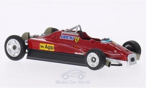 Modellautos Ferrari 126 1982 1/43 Brumm C2 Turbo Scuderia Formel 1 GP San Marino 1982 T-Car / Ersatzfahrzeug Ferrari 126 1982 1/43 Brumm C2 Turbo Scuderia Formel 1 GP San Marino 1982 T-Car / Ersatzfahrzeug modellautos