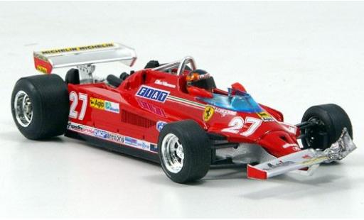 Modellautos Ferrari 126 1/43 Brumm CK Turbo No.27 Scuderia Formel 1 GP Kanada 1981 avec figurine de conducteur ronde 39-54 G.Villeneuve Ferrari 126 1/43 Brumm CK Turbo No.27 Scuderia Formel 1 GP Kanada 1981 avec figurine de conducteur ronde 39-54 G.Villeneuve modellautos