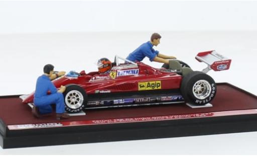 Modellautos Ferrari 126 1/43 Brumm C2 turbo Formel 1 Test Fiorano 1982 1:43 Ferrari 126 1/43 Brumm C2 turbo Formel 1 Test Fiorano 1982 1:43 modellautos