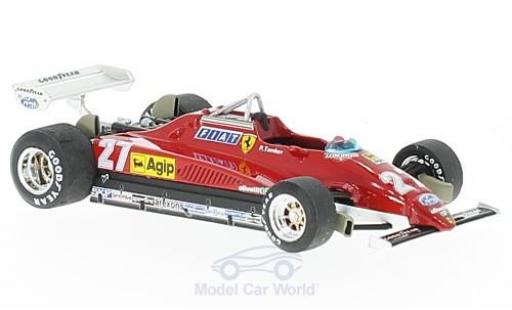 Modellautos Ferrari 126 1/43 Brumm C2 turbo No.27 Formel 1 GP Italien 1982 P.Tambay Ferrari 126 1/43 Brumm C2 turbo No.27 Formel 1 GP Italien 1982 P.Tambay modellautos