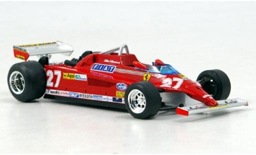 Modellautos Ferrari 126 1/43 Brumm CK Turbo No.27 Scuderia Formel 1 GP Monte Carlo 1981 G.Villeneuve sans Vitrine Ferrari 126 1/43 Brumm CK Turbo No.27 Scuderia Formel 1 GP Monte Carlo 1981 G.Villeneuve sans Vitrine modellautos