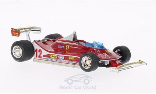 Ferrari 312 T4 1/43 Brumm T4 No.12 GP Frankreich 1979 G.Villeneuve modellautos