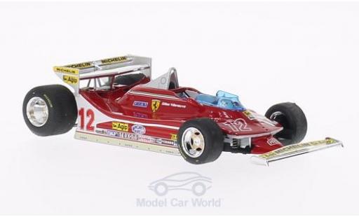 Ferrari 312 T4 1/43 Brumm T4 No.12 GP Monaco 1979 G.Villeneuve modellautos