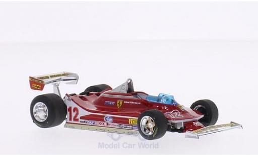 Ferrari 312 T4 1/43 Brumm T4 No.12 Scuderia Formel 1 GP USA West 1979 G.Villeneuve modellautos
