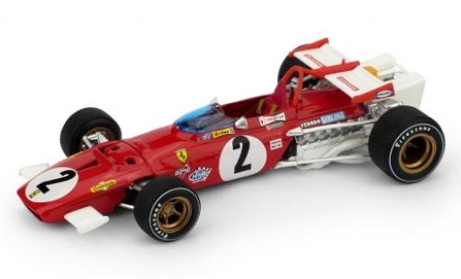 Modellautos Ferrari 312 1/43 Brumm B No.2 Scuderia Formel 1 GP Italien 1970 J.Ickx Ferrari 312 1/43 Brumm B No.2 Scuderia Formel 1 GP Italien 1970 J.Ickx modellautos