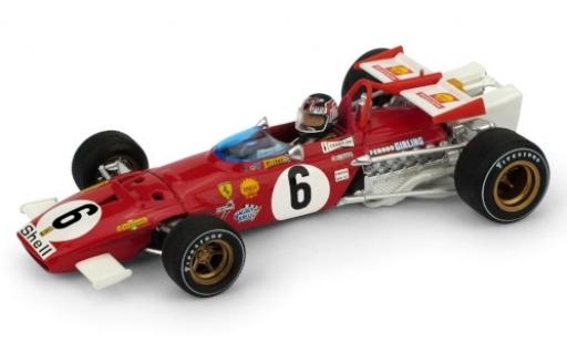 Modellautos Ferrari 312 1/43 Brumm B No.6 Scuderia Formel 1 GP Italien 1970 avec figurine de conducteur I.Giunti Ferrari 312 1/43 Brumm B No.6 Scuderia Formel 1 GP Italien 1970 avec figurine de conducteur I.Giunti modellautos