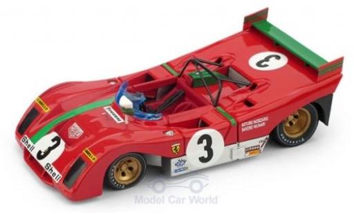 Modellautos Ferrari 312 1/43 Brumm PB RHD No.3 Targa Florio 1972 A.Merzario/S.Munari Ferrari 312 1/43 Brumm PB RHD No.3 Targa Florio 1972 A.Merzario/S.Munari modellautos