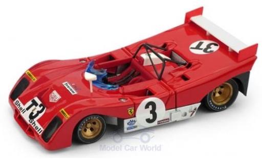 Modellautos Ferrari 312 1/43 Brumm PB RHD No.3T Targa Florio 1972 T-Car A.Merzario/S.Munari Ferrari 312 1/43 Brumm PB RHD No.3T Targa Florio 1972 T-Car A.Merzario/S.Munari modellautos