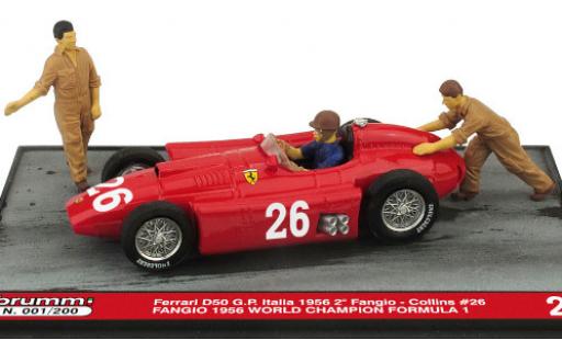 Modellautos Ferrari D50 1/43 Brumm No.26 Formel 1 GP Italien 1956 avec figurines in Emballage sp�cial J.M.Fangio Ferrari D50 1/43 Brumm No.26 Formel 1 GP Italien 1956 avec figurines in Emballage sp�cial J.M.Fangio modellautos