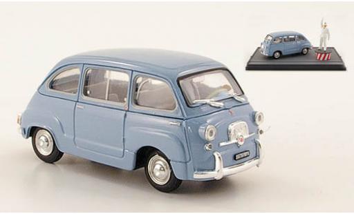 Modellautos Fiat 600 1/43 Brumm D Multipla blau 1960 Straßenszene Rom avec figurines Fiat 600 1/43 Brumm D Multipla blau 1960 Straßenszene Rom avec figurines modellautos