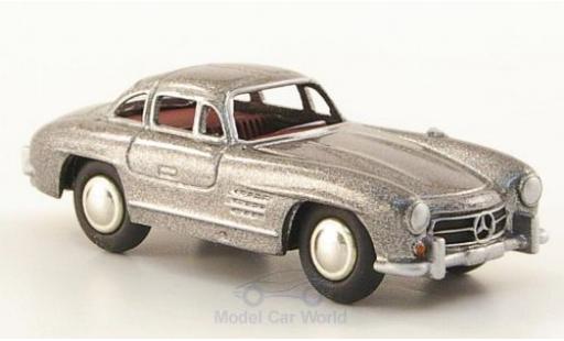 Mercedes 300 SL 1/87 Bub SL (W198) mettalic grau modellautos