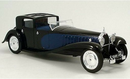 Bugatti 41 berline 1/21 Solido schwarz-blau Massstab 1:21 1 modellautos