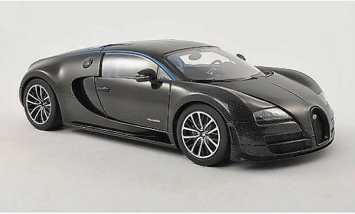 Bugatti Veyron Super Sport 1/18 Autoart 16.4 Edition Merveilleux schwarz 2011 modellautos