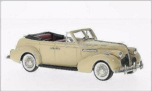 Buick Century Convertible 1/43 Brooklin Cabrio Phaeton M61-C beige 1939 modellautos