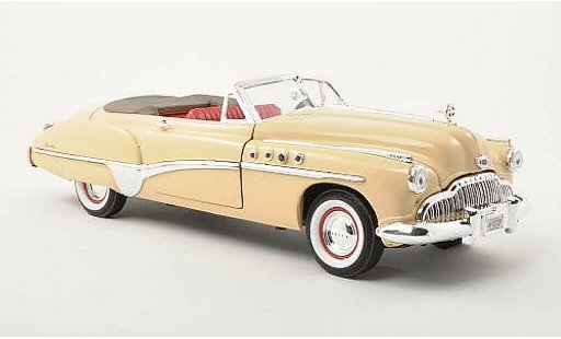 Buick Roadmaster Convertible 1/18 Motormax Cabrio beige 1949 modellautos